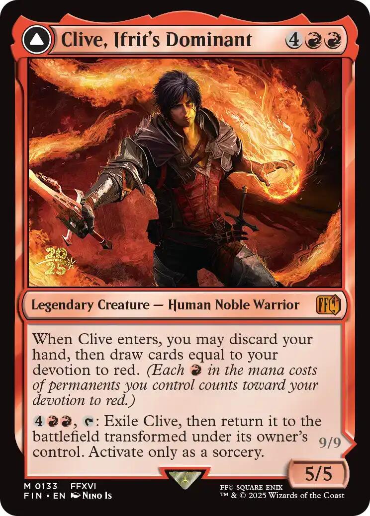 Clive, Ifrit's Dominant [FINAL FANTASY Prerelease Promo] - Magic: The Gathering - Card Brawlers | Quebec | Canada |