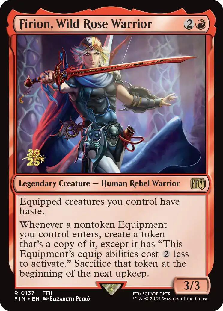 Firion, Wild Rose Warrior [FINAL FANTASY Prerelease Promo] - Magic: The Gathering - Card Brawlers | Quebec | Canada |