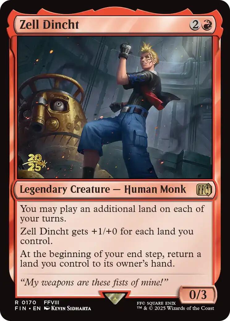 Zell Dincht [FINAL FANTASY Prerelease Promo] - Magic: The Gathering - Card Brawlers | Quebec | Canada |