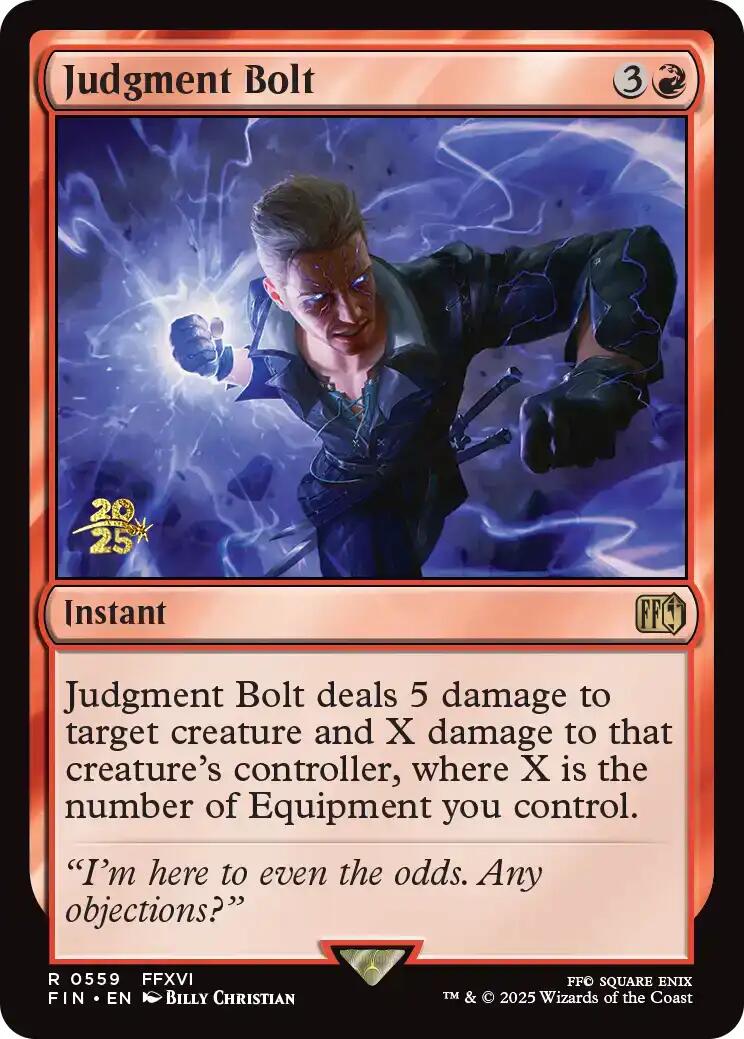 Judgment Bolt [FINAL FANTASY Prerelease Promo] - Magic: The Gathering - Card Brawlers | Quebec | Canada |