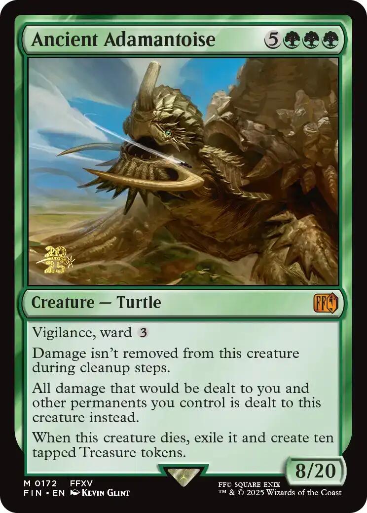 Ancient Adamantoise [FINAL FANTASY Prerelease Promo] - Magic: The Gathering - Card Brawlers | Quebec | Canada |