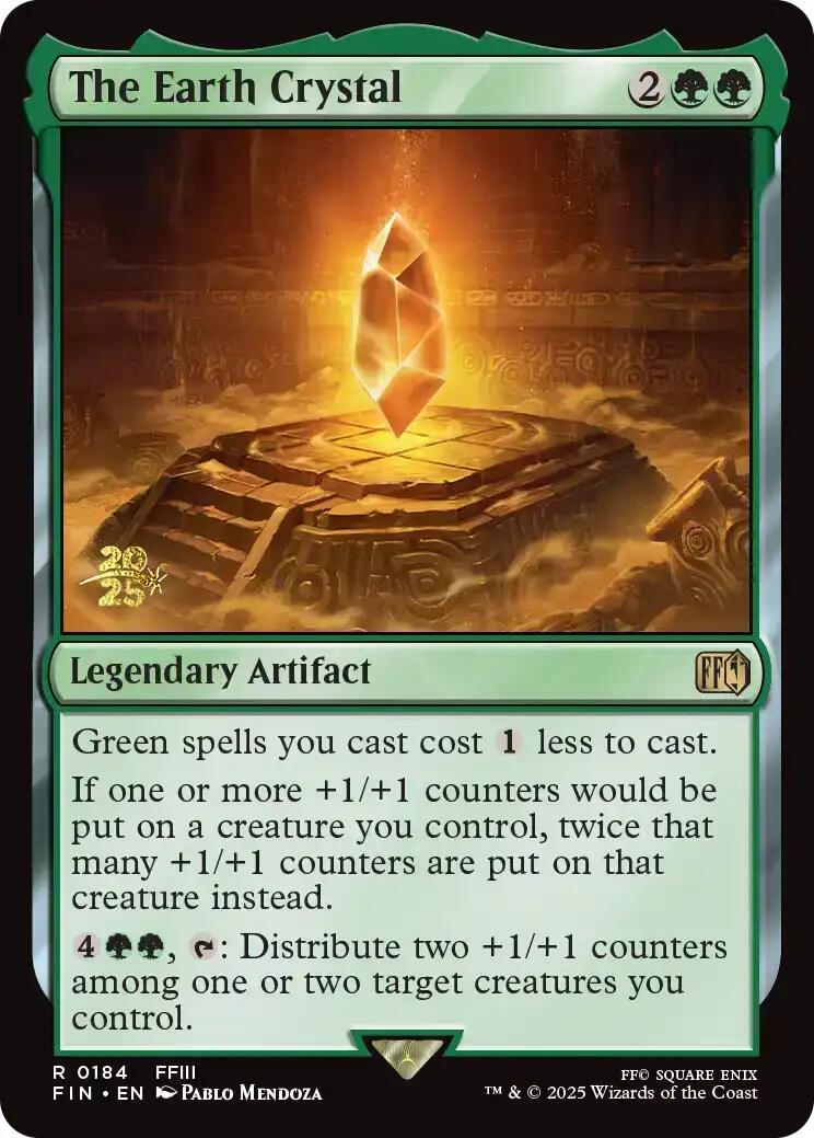 The Earth Crystal [FINAL FANTASY Prerelease Promo] - Magic: The Gathering - Card Brawlers | Quebec | Canada |
