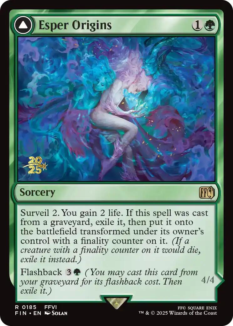 Esper Origins // Summon: Esper Maduin [FINAL FANTASY Prerelease Promo] - Magic: The Gathering - Card Brawlers | Quebec | Canada |