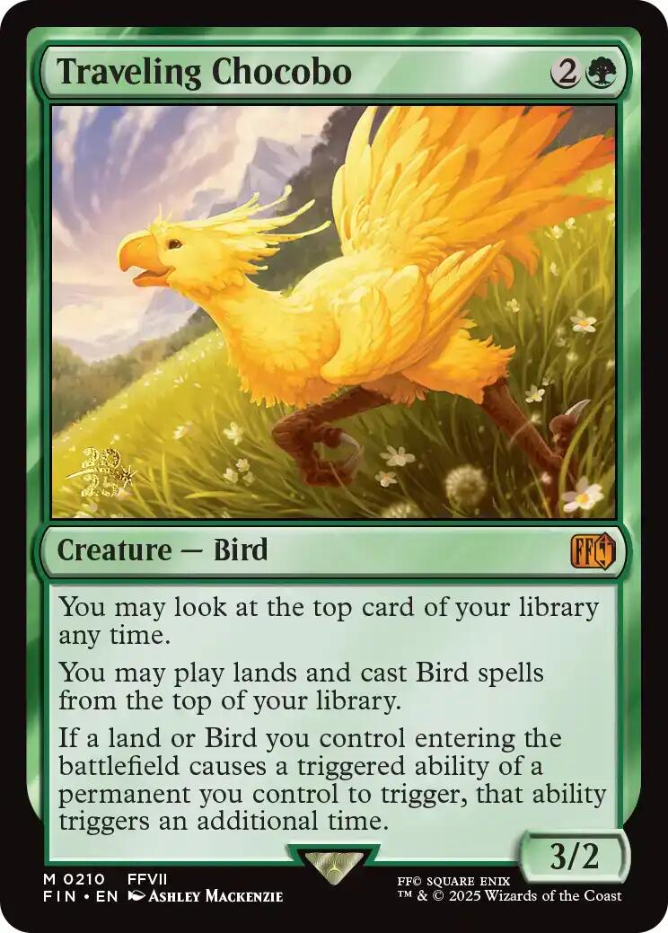 Traveling Chocobo [FINAL FANTASY Prerelease Promo] - Magic: The Gathering - Card Brawlers | Quebec | Canada |