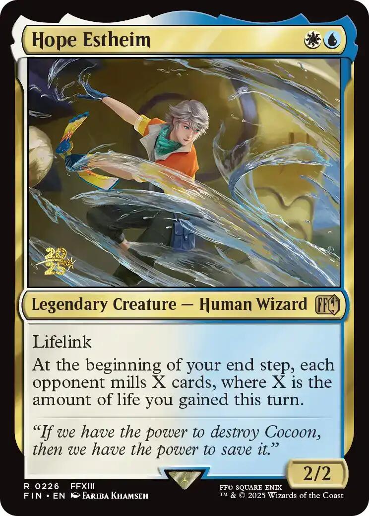 Hope Estheim [FINAL FANTASY Prerelease Promo] - Magic: The Gathering - Card Brawlers | Quebec | Canada |