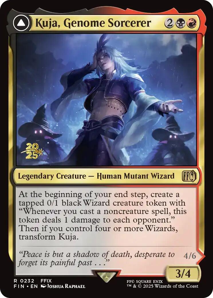 Kuja, Genome Sorcerer // Trance Kuja, Fate Defied [FINAL FANTASY Prerelease Promo] - Magic: The Gathering - Card Brawlers | Quebec | Canada |