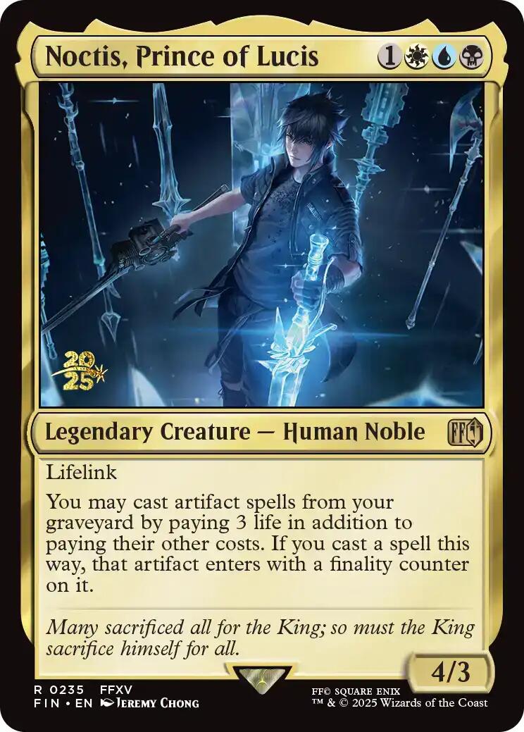 Noctis, Prince of Lucis [FINAL FANTASY Prerelease Promo] - Magic: The Gathering - Card Brawlers | Quebec | Canada |
