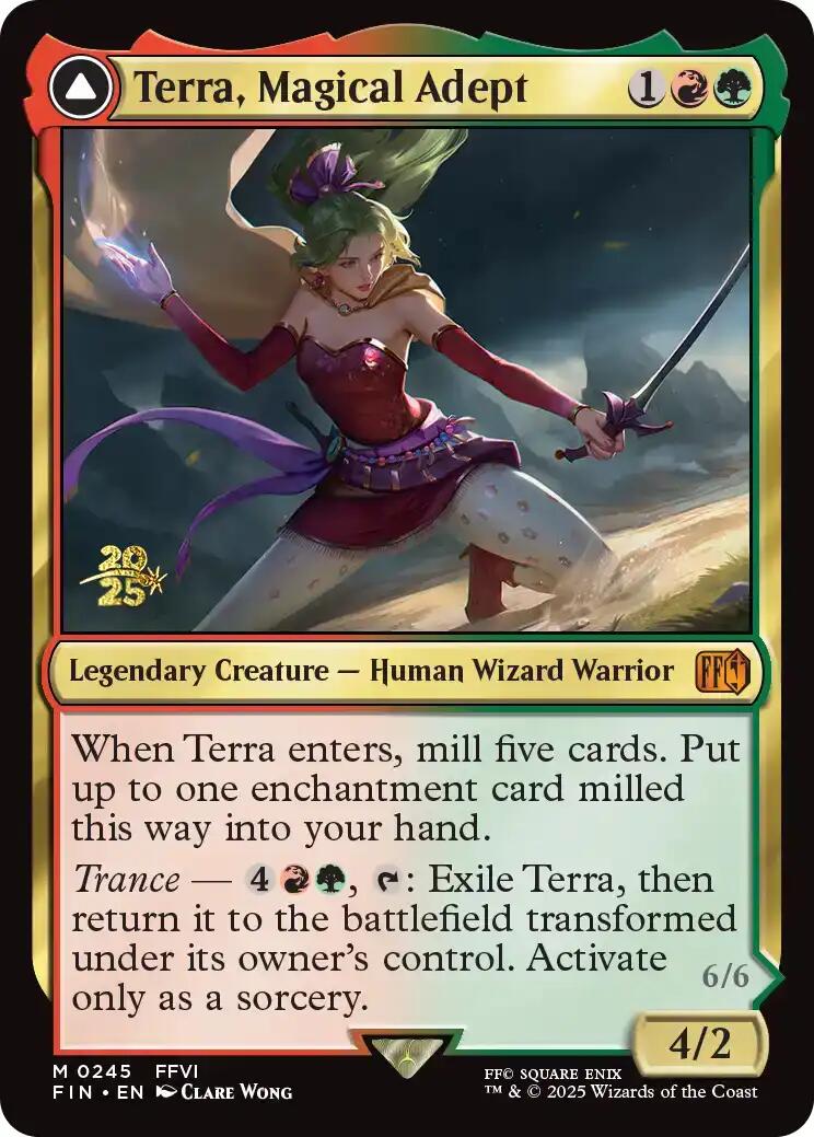 Terra, Magical Adept // Esper Terra [FINAL FANTASY Prerelease Promo] - Magic: The Gathering - Card Brawlers | Quebec | Canada |