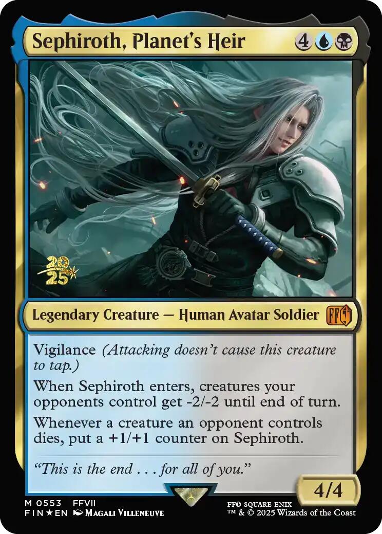 Sephiroth, Planet's Heir [FINAL FANTASY Prerelease Promo] - Magic: The Gathering - Card Brawlers | Quebec | Canada |