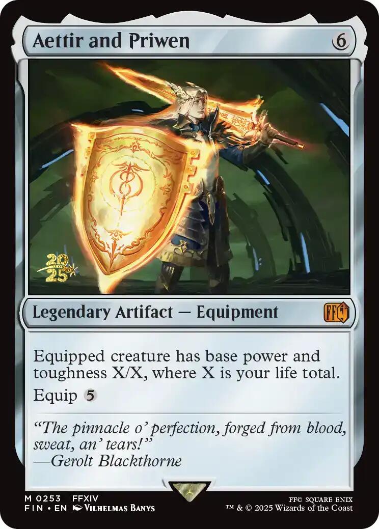 Aettir and Priwen [FINAL FANTASY Prerelease Promo] - Magic: The Gathering - Card Brawlers | Quebec | Canada |