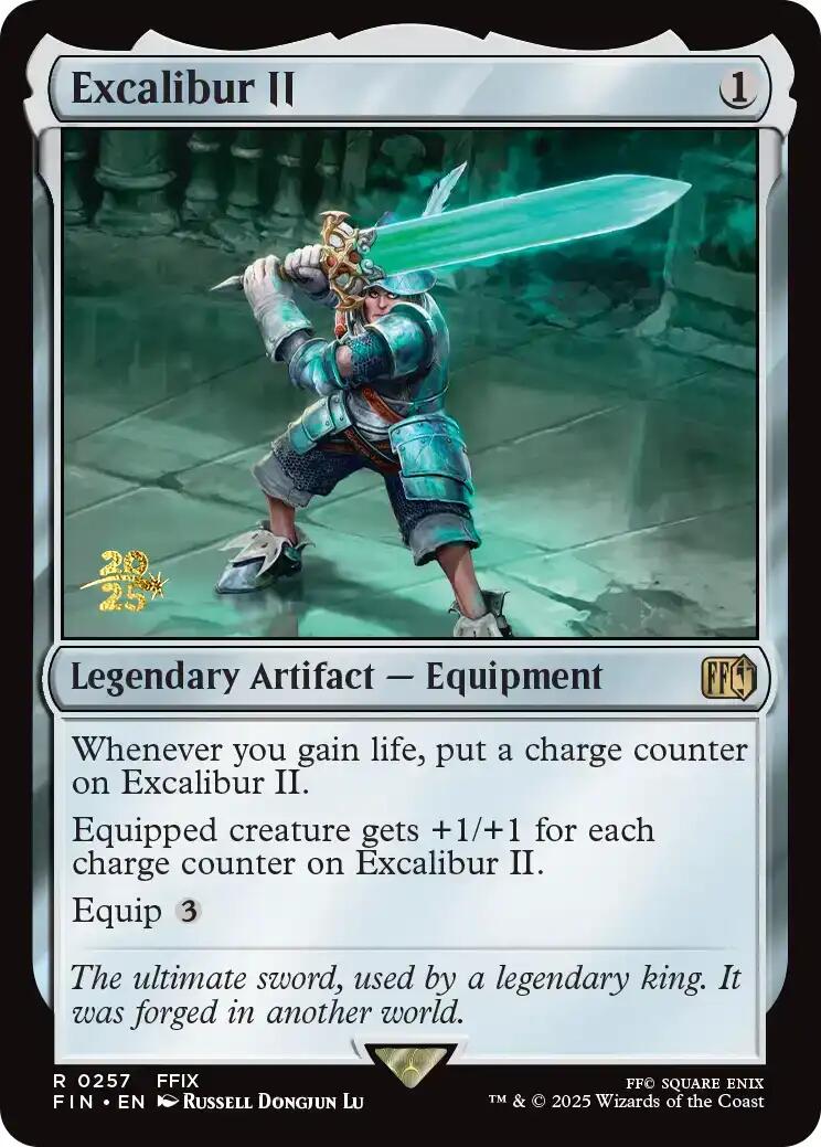 Excalibur II [FINAL FANTASY Prerelease Promo] - Magic: The Gathering - Card Brawlers | Quebec | Canada |