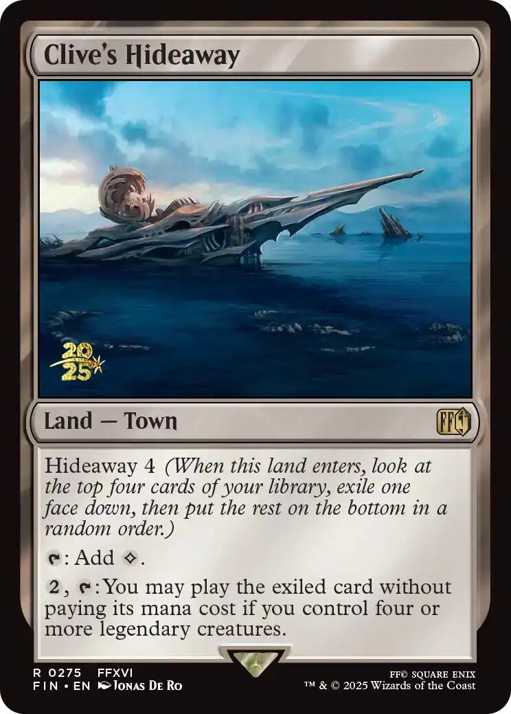 Clive's Hideaway [FINAL FANTASY Prerelease Promo] - Magic: The Gathering - Card Brawlers | Quebec | Canada |