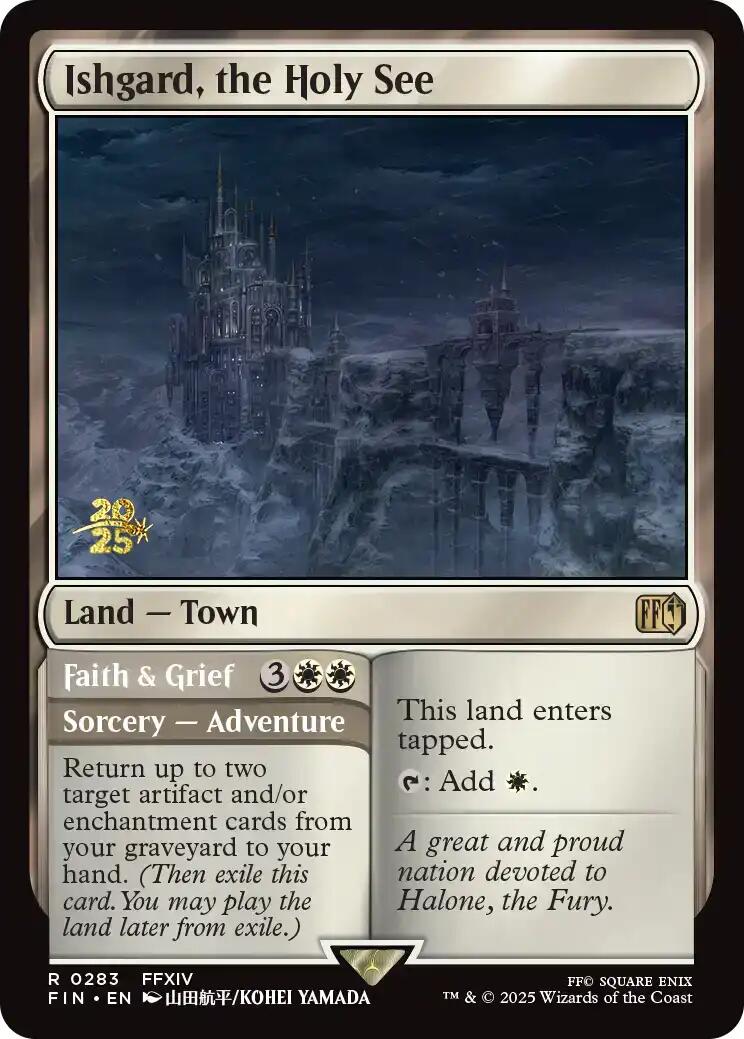 Ishgard, the Holy See [FINAL FANTASY Prerelease Promo] - Magic: The Gathering - Card Brawlers | Quebec | Canada |