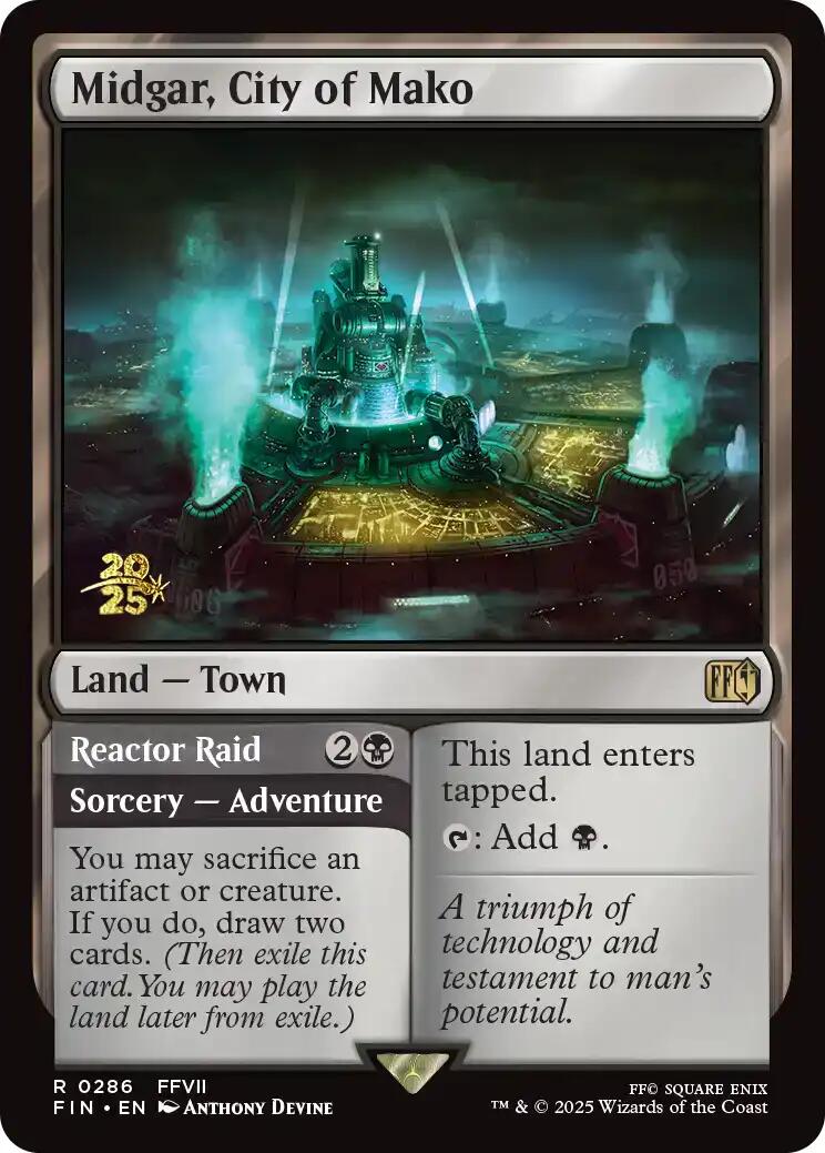 Midgar, City of Mako [FINAL FANTASY Prerelease Promo] - Magic: The Gathering - Card Brawlers | Quebec | Canada |