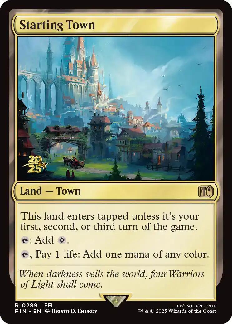 Starting Town [FINAL FANTASY Prerelease Promo] - Magic: The Gathering - Card Brawlers | Quebec | Canada |