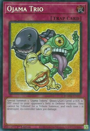 Ojama Trio [BLMM-EN010] Secret Rare - Yu-Gi-Oh! - Card Brawlers | Quebec | Canada |