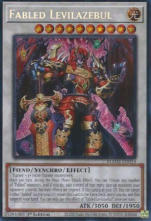 Fabled Levilazebul [BLMM-EN014] Secret Rare - Yu-Gi-Oh! - Card Brawlers | Quebec | Canada |
