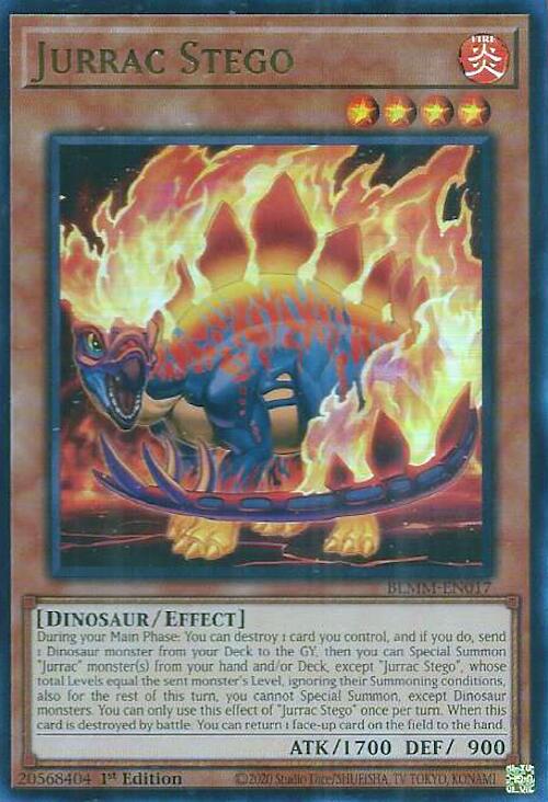 Jurrac Stego [BLMM-EN017] Ultra Rare - Yu-Gi-Oh! - Card Brawlers | Quebec | Canada |