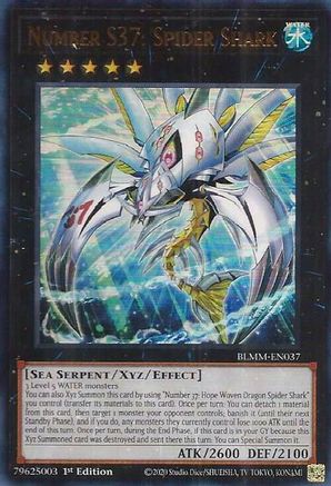 Number S37: Spider Shark [BLMM-EN037] Ultra Rare - Yu-Gi-Oh! - Card Brawlers | Quebec | Canada |