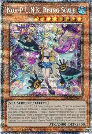 Noh-P.U.N.K. Rising Scale (Starlight Rare) [BLMM-EN050] Starlight Rare - Yu-Gi-Oh! - Card Brawlers | Quebec | Canada |