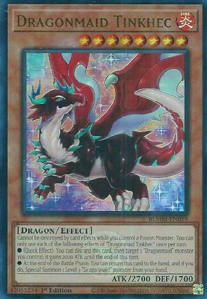 Dragonmaid Tinkhec [BLMM-EN059] Ultra Rare - Yu-Gi-Oh! - Card Brawlers | Quebec | Canada |