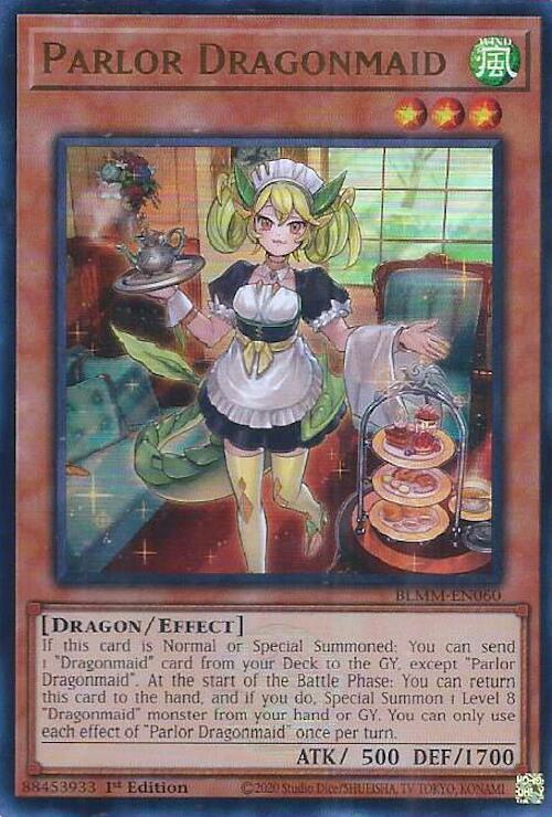Parlor Dragonmaid [BLMM-EN060] Ultra Rare - Yu-Gi-Oh! - Card Brawlers | Quebec | Canada |