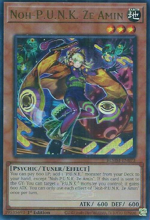 Noh-P.U.N.K. Ze Amin [BLMM-EN073] Ultra Rare - Yu-Gi-Oh! - Card Brawlers | Quebec | Canada |
