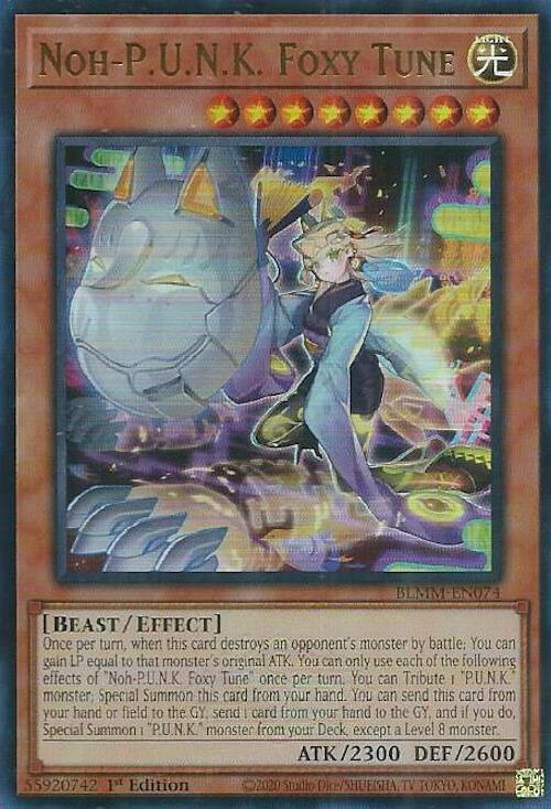 Noh-P.U.N.K. Foxy Tune [BLMM-EN074] Ultra Rare - Yu-Gi-Oh! - Card Brawlers | Quebec | Canada |