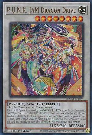 P.U.N.K. JAM Dragon Drive [BLMM-EN078] Ultra Rare - Yu-Gi-Oh! - Card Brawlers | Quebec | Canada |