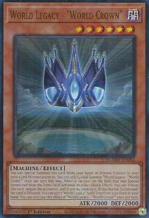 World Legacy - "World Crown" [BLMM-EN082] Ultra Rare - Yu-Gi-Oh! - Card Brawlers | Quebec | Canada |
