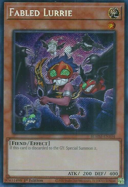 Fabled Lurrie [BLMM-EN104] Secret Rare - Yu-Gi-Oh! - Card Brawlers | Quebec | Canada |