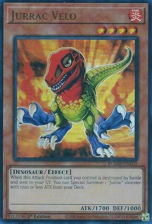 Jurrac Velo [BLMM-EN105] Ultra Rare - Yu-Gi-Oh! - Card Brawlers | Quebec | Canada |