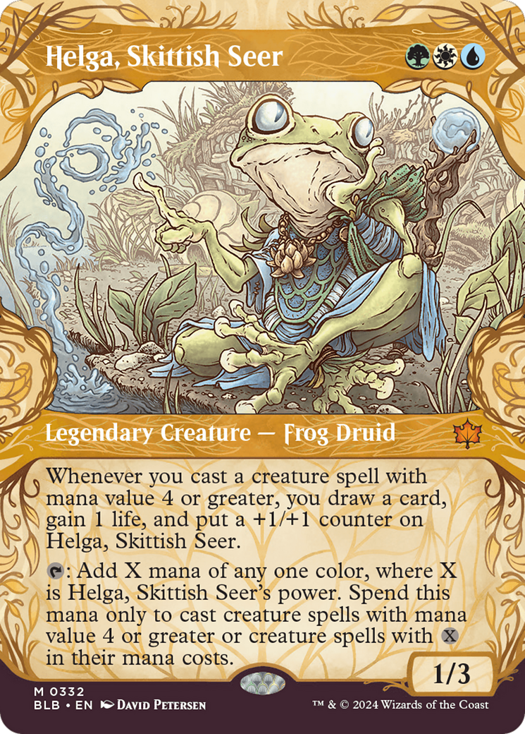 Helga, Skittish Seer (Showcase) [Bloomburrow] - Magic: The Gathering - Card Brawlers | Quebec | Canada |