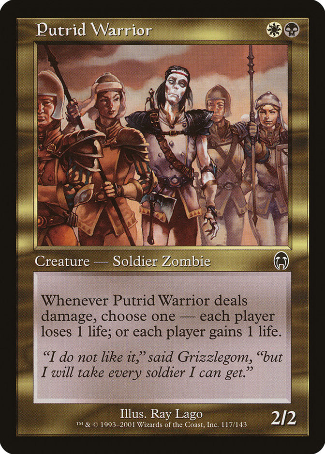 Putrid Warrior [Apocalypse] - Magic: The Gathering - Card Brawlers | Quebec | Canada |