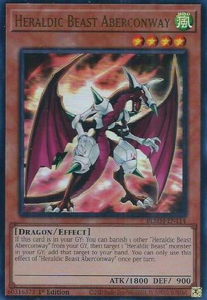 Heraldic Beast Aberconway [BLMM-EN114] Ultra Rare - Yu-Gi-Oh! - Card Brawlers | Quebec | Canada |