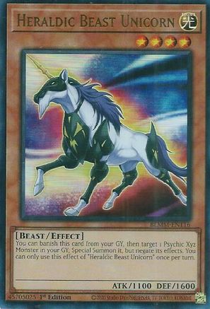 Heraldic Beast Unicorn [BLMM-EN116] Ultra Rare - Yu-Gi-Oh! - Card Brawlers | Quebec | Canada |