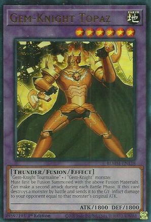 Gem-Knight Topaz [BLMM-EN138] Ultra Rare - Yu-Gi-Oh! - Card Brawlers | Quebec | Canada |