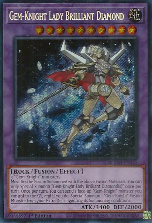 Gem-Knight Lady Brilliant Diamond [BLMM-EN145] Secret Rare - Yu-Gi-Oh! - Card Brawlers | Quebec | Canada |