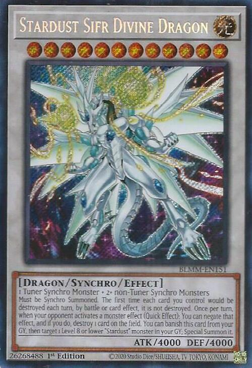Stardust Sifr Divine Dragon [BLMM-EN151] Secret Rare - Yu-Gi-Oh! - Card Brawlers | Quebec | Canada |