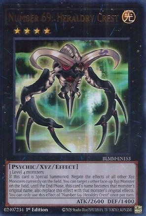 Number 69: Heraldry Crest [BLMM-EN153] Ultra Rare - Yu-Gi-Oh! - Card Brawlers | Quebec | Canada |