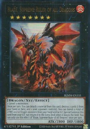 Blaze, Supreme Ruler of all Dragons [BLMM-EN155] Ultra Rare - Yu-Gi-Oh! - Card Brawlers | Quebec | Canada |