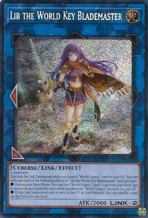 Lib the World Key Blademaster [BLMM-EN159] Secret Rare - Yu-Gi-Oh! - Card Brawlers | Quebec | Canada |