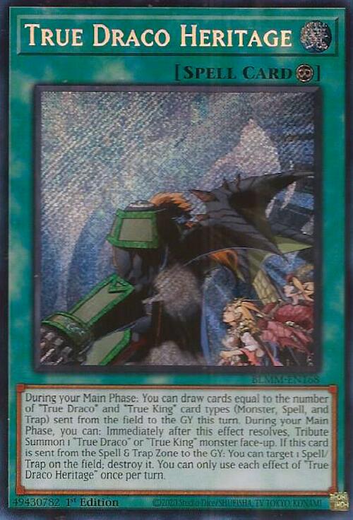 True Draco Heritage [BLMM-EN168] Secret Rare - Yu-Gi-Oh! - Card Brawlers | Quebec | Canada |