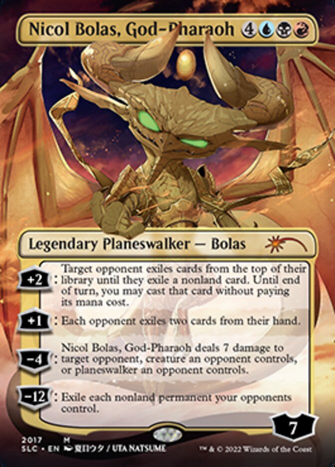 Nicol Bolas, God-Pharaoh (Borderless) [Secret Lair Countdown Kit] - Magic: The Gathering - Card Brawlers | Quebec | Canada |