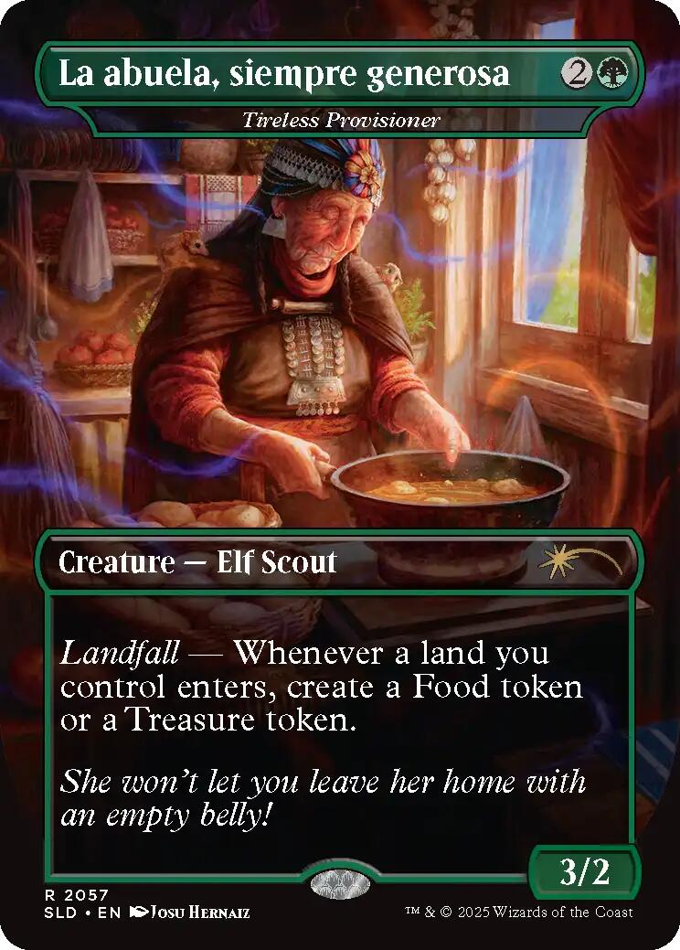 La abuela, siempre generosa - Tireless Provisioner [Secret Lair Drop Series] - Magic: The Gathering - Card Brawlers | Quebec | Canada |