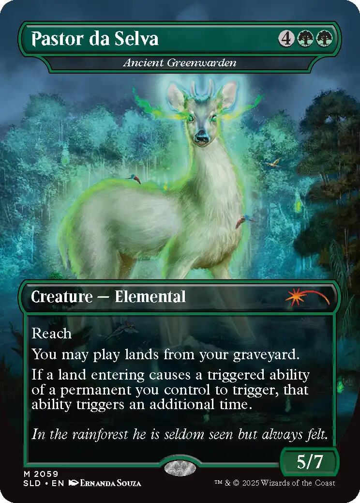Pastor da Selva - Ancient Greenwarden [Secret Lair Drop Series] - Magic: The Gathering - Card Brawlers | Quebec | Canada |