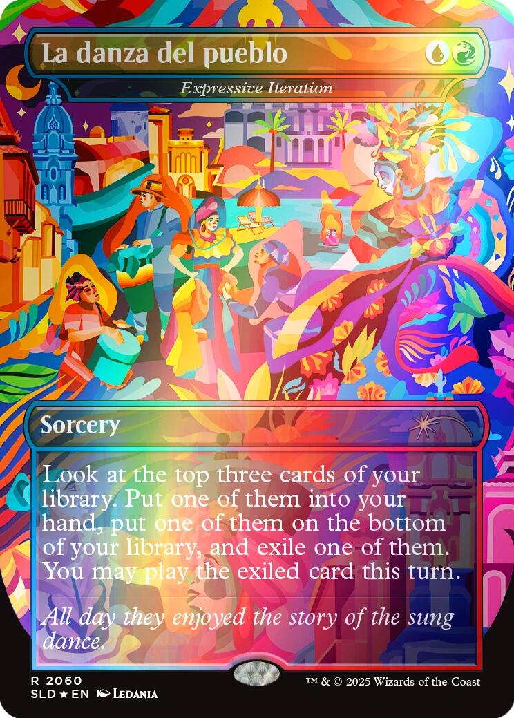 La danza del pueblo - Expressive Iteration (Rainbow Foil) [Secret Lair Drop Series] - Magic: The Gathering - Card Brawlers | Quebec | Canada |