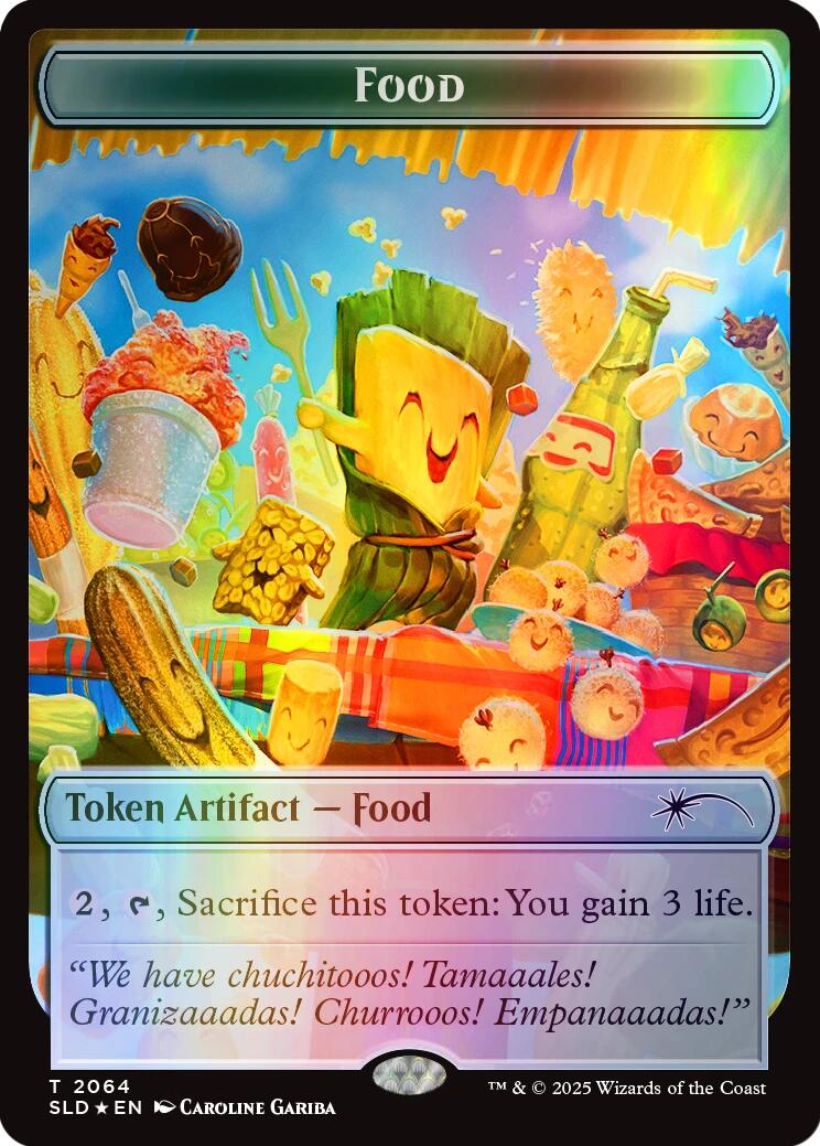 Food Token (2064) (Rainbow Foil) [Secret Lair Drop Series] - Magic: The Gathering - Card Brawlers | Quebec | Canada |