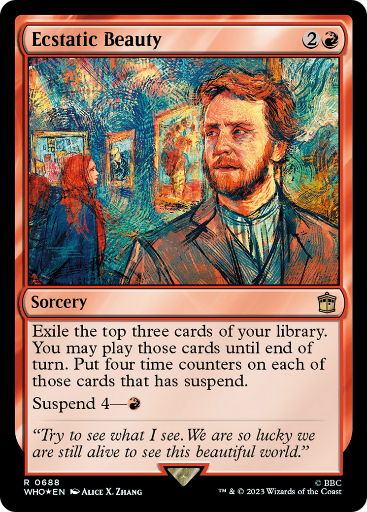 Ecstatic Beauty (Surge Foil) [Doctor Who] - Magic: The Gathering - Card Brawlers | Quebec | Canada |