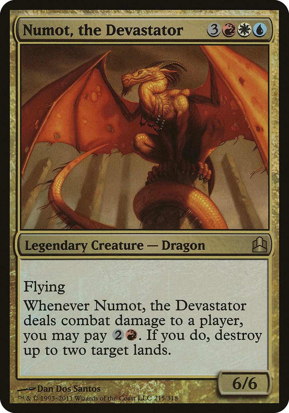 Numot, the Devastator (Oversized) [Commander 2011 Oversized] - Magic: The Gathering - Card Brawlers | Quebec | Canada |